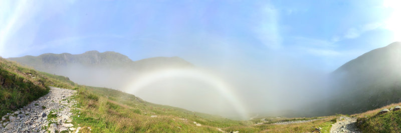 Walking up Harter Fell